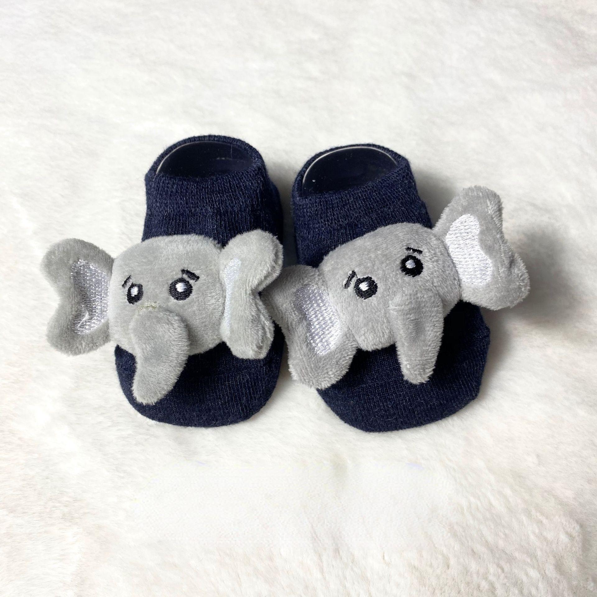 Elephant Rattle Socks