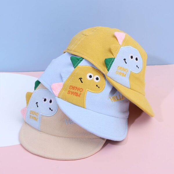 Dinosaur baby summer cap - Image 3