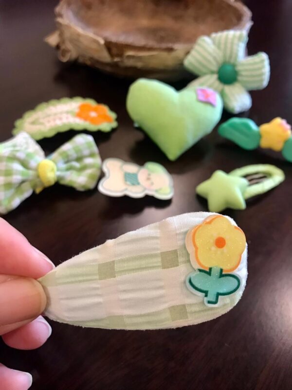 Green Pins 9pcs Set - Image 4