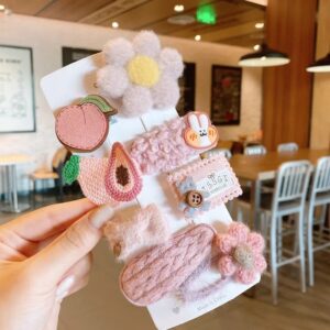 Pink Pins 8pcs Set