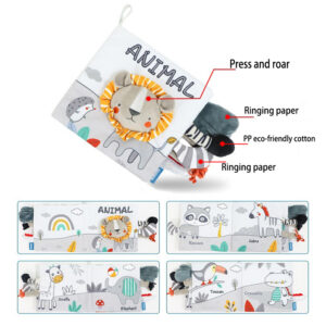 Jungle Animals Book- Lion