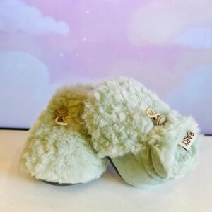 Green Fluffy Shoes