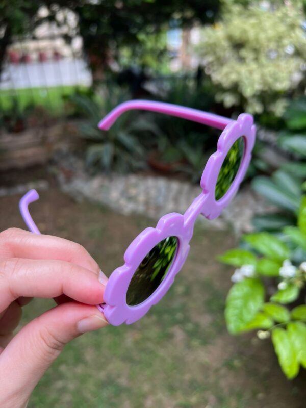 Toddler & Kids Daisy Sunglasses - Lavendar - Image 3