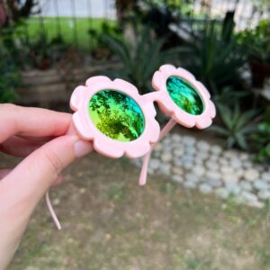 Toddler & Kids Daisy Sunglasses - Light Pink