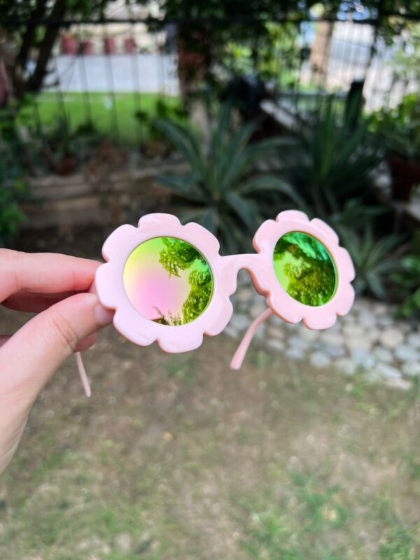 Toddler & Kids Daisy Sunglasses - Light Pink - Image 3