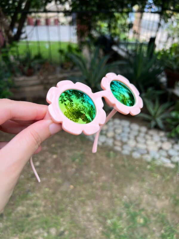 Toddler & Kids Daisy Sunglasses - Light Pink