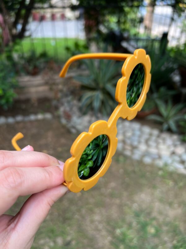 Toddler & Kids Daisy Sunglasses - Mustard - Image 2