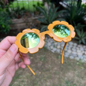 Toddler & Kids Daisy Sunglasses - Mustard