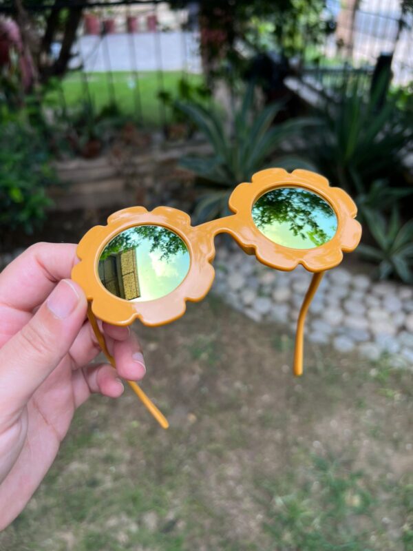 Toddler & Kids Daisy Sunglasses - Mustard