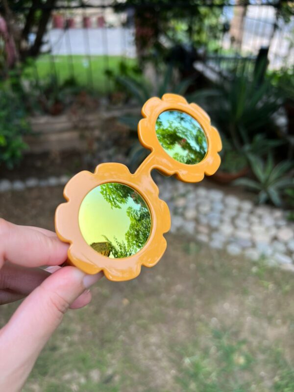 Toddler & Kids Daisy Sunglasses - Mustard - Image 4