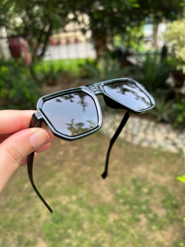 Retro Sunglasses for kids & toddlers - Black - Image 4