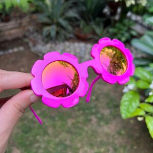 Toddler & Kids Daisy Sunglasses -  Pink