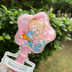 Glitter Bear Hairbrush for Girls – Cute Kids Hair Comb