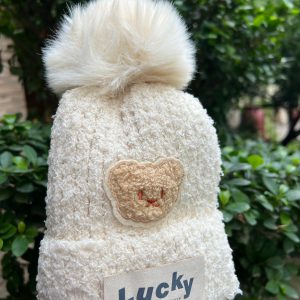 Lucky Bear Winter Cap - Beige