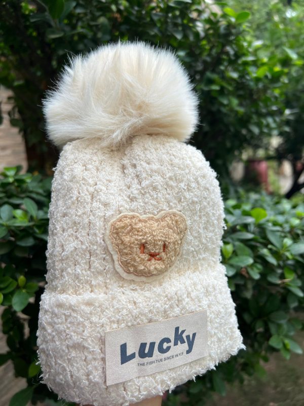 Lucky Bear Winter Cap - Beige