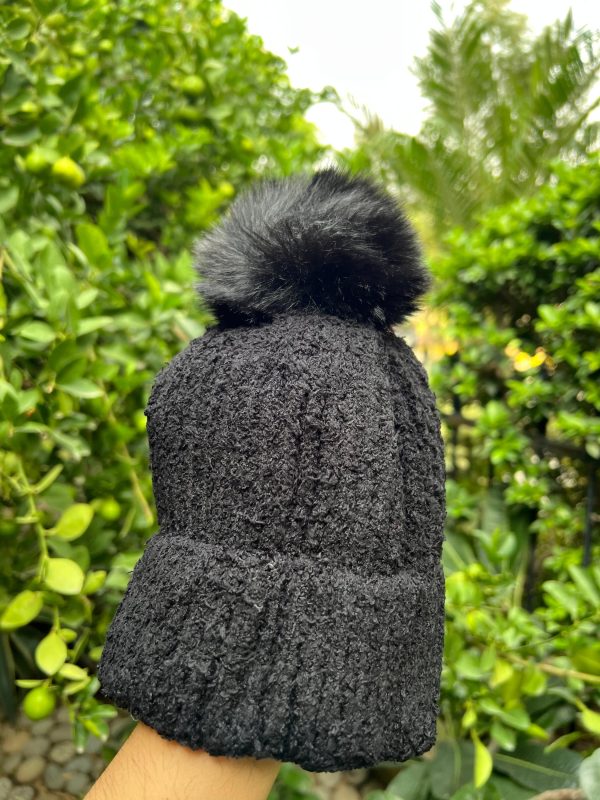 Lucky Bear Winter Cap - Black - Image 2