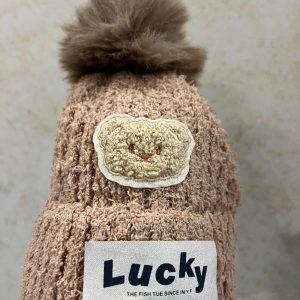 Lucky Bear Winter Cap - Brown