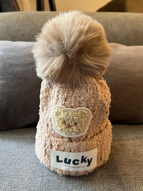 Lucky Bear Winter Cap - Brown - Image 2