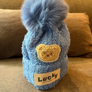 Lucky Bear Winter Cap - Blue